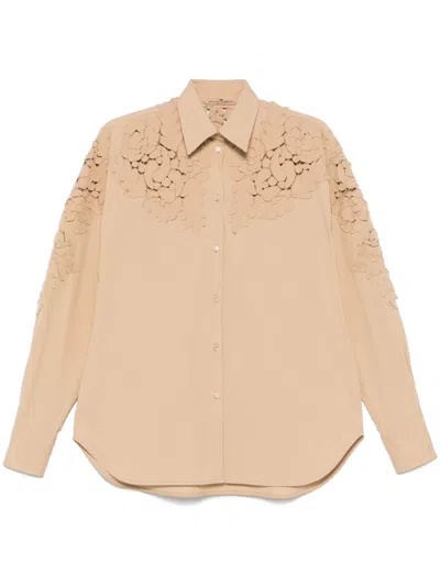 Ermanno Scervino Shirt In Brown