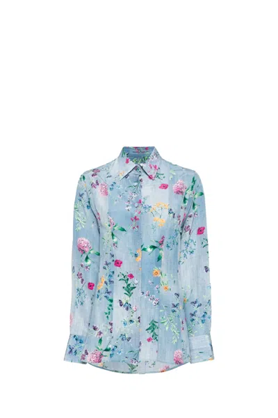 Ermanno Scervino Shirt In Clear Blue
