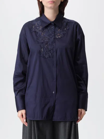 Ermanno Scervino Shirt  Woman Color Blue