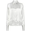 Ermanno Scervino Shirt With Embroidery In Gray