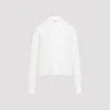 Ermanno Scervino Snow White Silk Shirt In Snow White