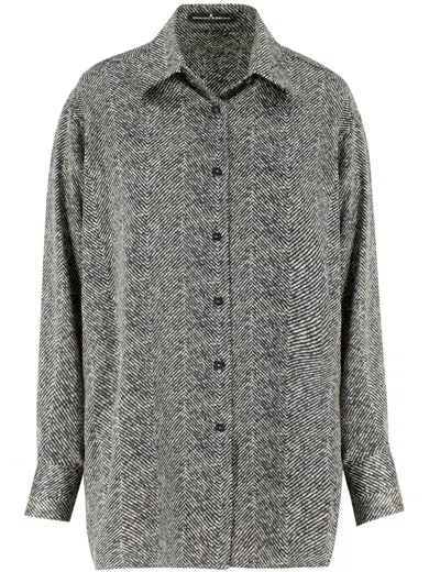 Ermanno Scervino Shirt In Grigio