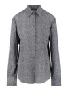 Ermanno Scervino Shirt With Crystals In Gray