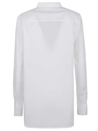 Ermanno Scervino Shirt With Embroidery In Bright White
