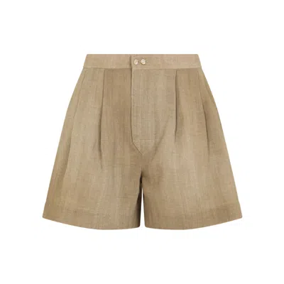 Ermanno Scervino Chic Bermuda Shorts For Women In Nude