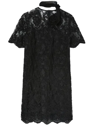 Ermanno Scervino Short Dress In Black