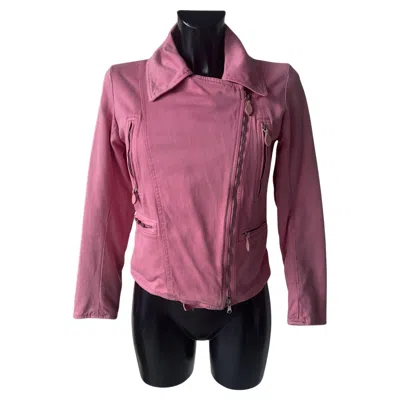 Pre-owned Ermanno Scervino Short Jacket In Pink