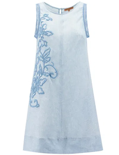 Ermanno Scervino Short Ramie Dress