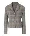 Ermanno Scervino Short Single-breasted Jacket In Gray