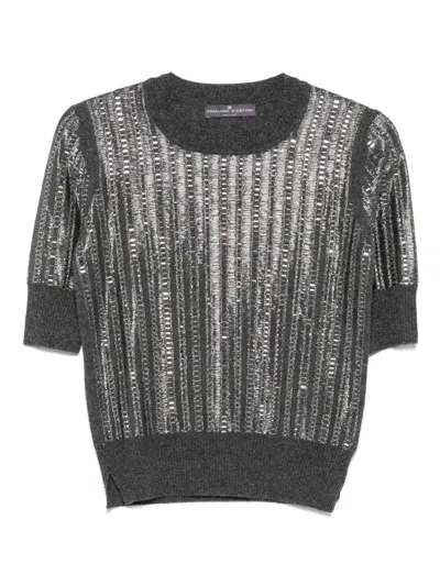 ERMANNO SCERVINO SHORT SLEEVE SWEATER