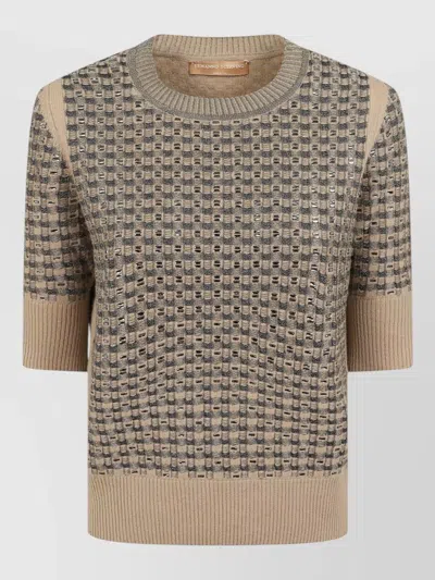 Ermanno Scervino Short Sleeve Sweater