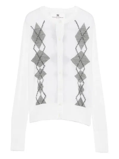 Ermanno Scervino Short Sleeve Sweater In White