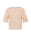 Ermanno Scervino Short-sleeved Shirt In Nude