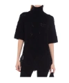 Ermanno Scervino Short-sleeved Sweater In Black