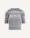 Ermanno Scervino Short Sleeved Sweater In Animal Print