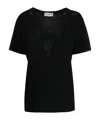 Ermanno Scervino Short-sleeved T-shirt In Black