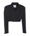 Ermanno Scervino Short Suit Coat In Black