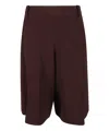 Ermanno Scervino Mid-length Belt-loop Shorts In Brown