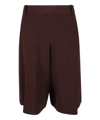 Ermanno Scervino Mid-length Belt-loop Shorts In Brown