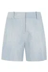 Ermanno Scervino Shorts In Denim Chiaro