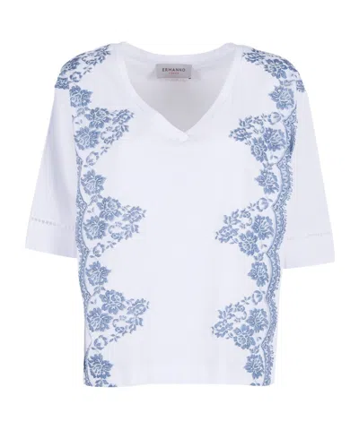 Ermanno Scervino Short-sleeved T-shirt In White