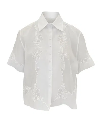 Ermanno Scervino Short-sleeves Shirt In White