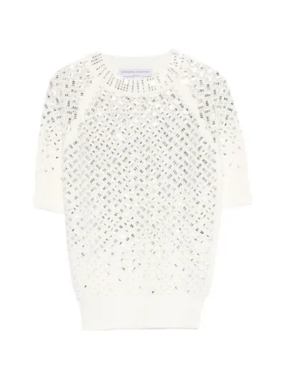 Ermanno Scervino Short-sleeves Top In White