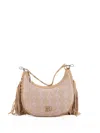 Ermanno Scervino Shoulder Bag In Eco-leather And Woven Rope