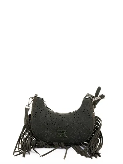 Ermanno Scervino Shoulder Bag With Fringes And Studs
