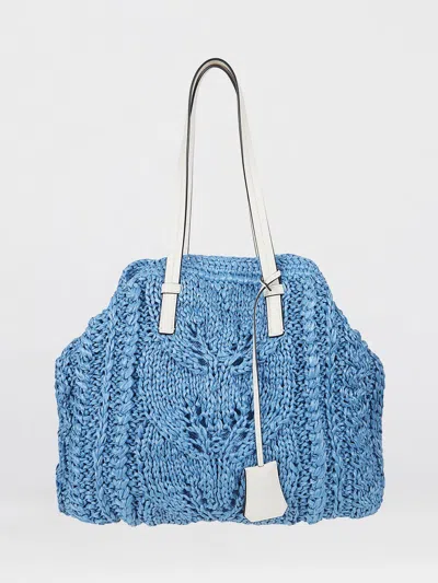 Ermanno Scervino Shoulder Bag Woman  In Blue