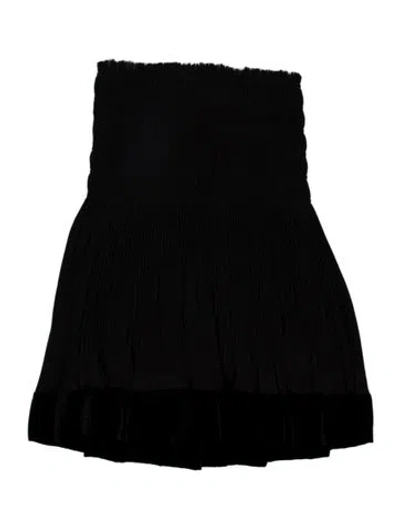 Pre-owned Ermanno Scervino Silk Mini Dress In Black