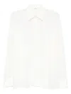 Ermanno Scervino Silk Blouse With Intricate Lace Detailing In White