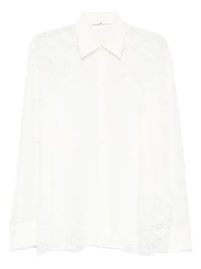 Ermanno Scervino Silk Shirt In Multi