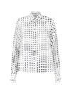 Ermanno Scervino Polka-dot Button-up Shirt In White