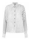 Ermanno Scervino Polka-dot Button-up Shirt In White