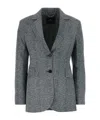 Ermanno Scervino Giacca Monopetto D476i326zfy S4706 In Gray