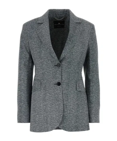 Ermanno Scervino Single-breasted Blazer In Gray