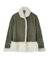 Ermanno Scervino Single-breasted Jacket In Green