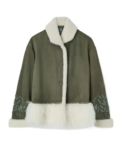 Ermanno Scervino Single-breasted Jacket In Green