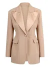 Ermanno Scervino Single-breasted Jacket In Neutral