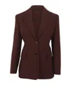 Ermanno Scervino Single-breasted Tailored Blazer In Brown