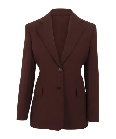 Ermanno Scervino Single-breasted Blazer In Brown