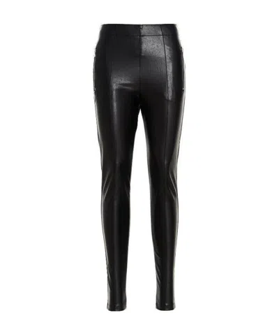 Ermanno Scervino Skinny-cut Leather-look Trousers In Black