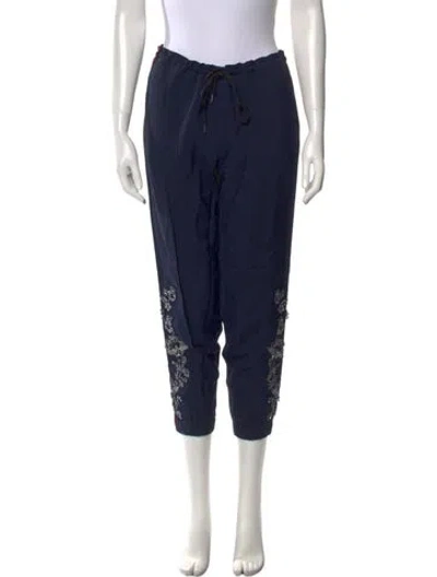 Pre-owned Ermanno Scervino Skinny Leg Pants In Blue