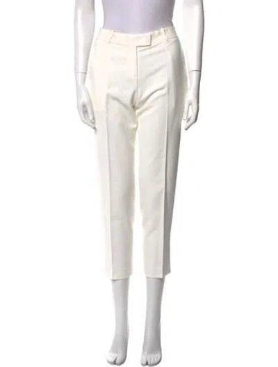 Pre-owned Ermanno Scervino Skinny Leg Pants In Neutral