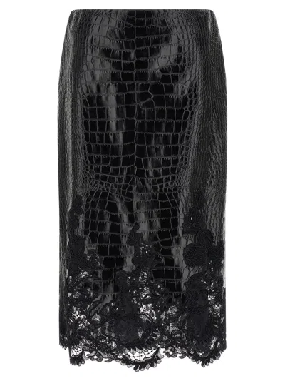 Ermanno Scervino Skirt In Black