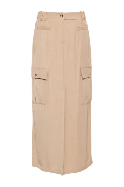 Ermanno Scervino Elegant Mini Skirt For Women In Neutral
