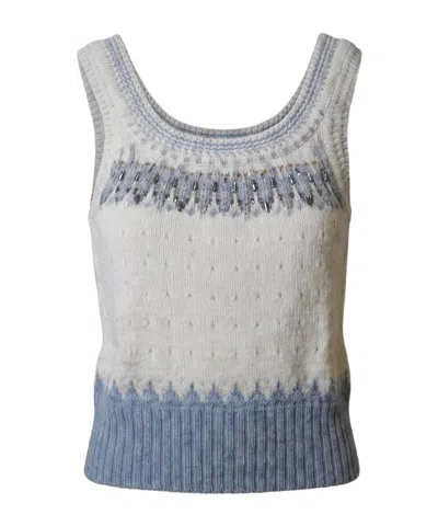 Ermanno Scervino Sleeveless Vest In Gray