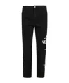 Ermanno Scervino Tailored Slim Fit Denim Trousers In Black