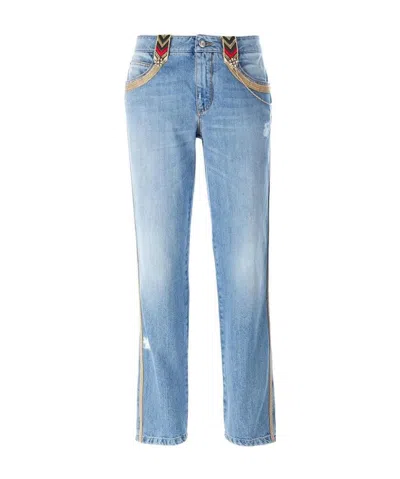 Ermanno Scervino Slim Jeans In Blue
